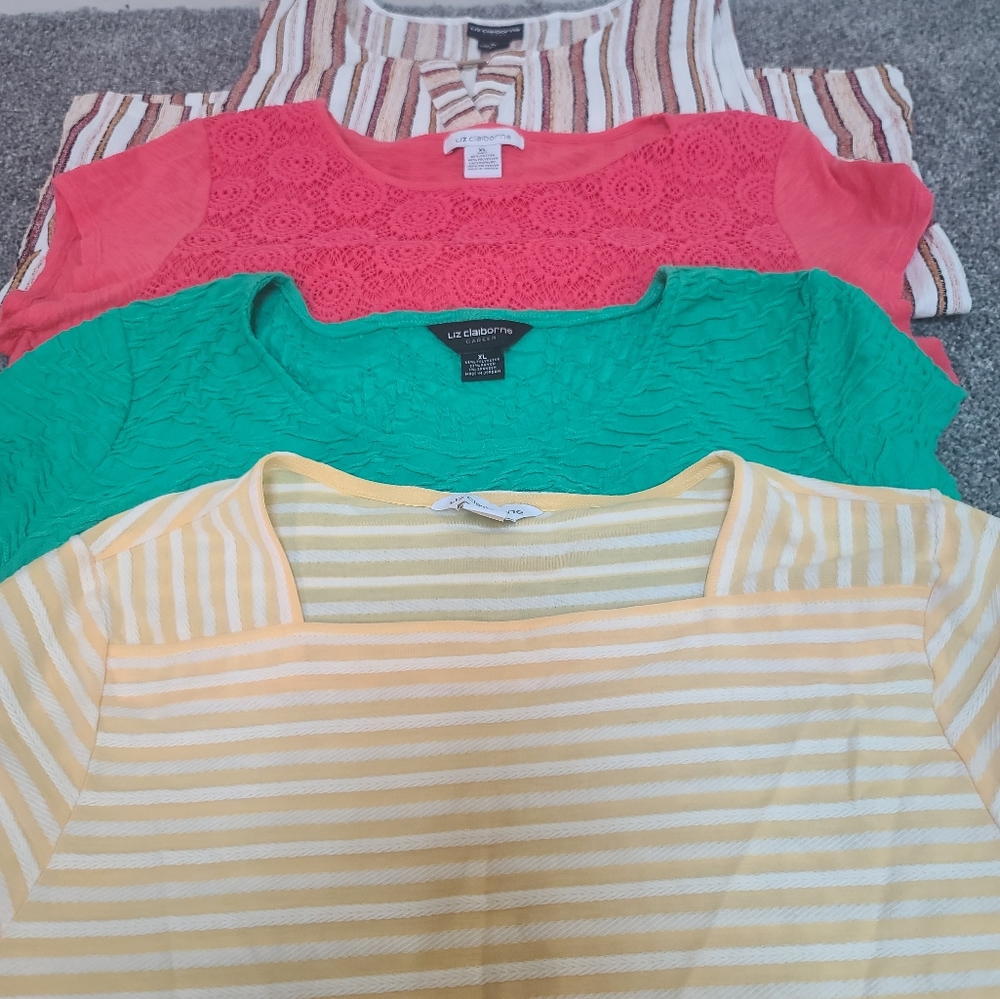 (4) Liz Claiborne I Women's Top - Picture 6 of 6
